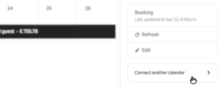Airbnb Calendar step 4
