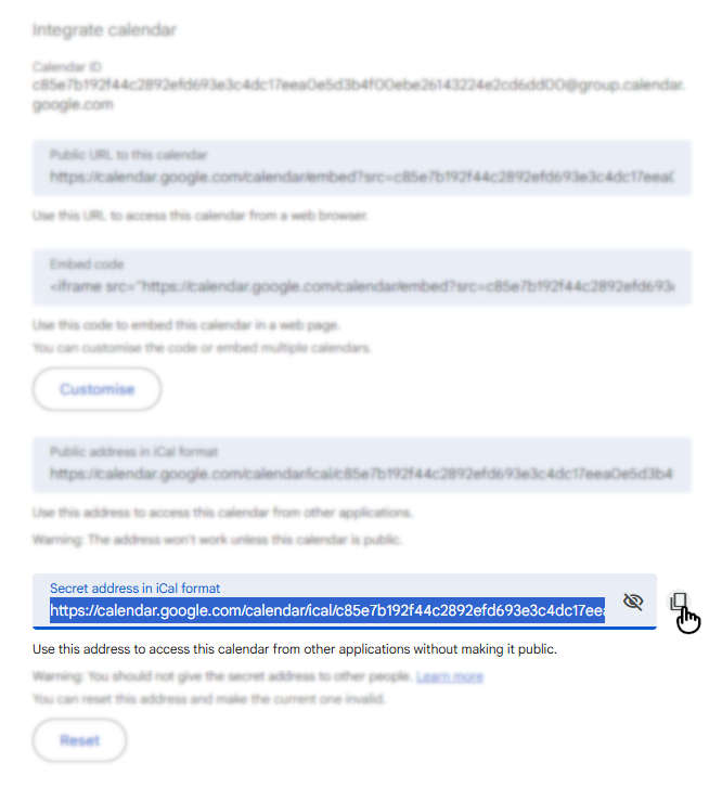 Google Calendar step 3